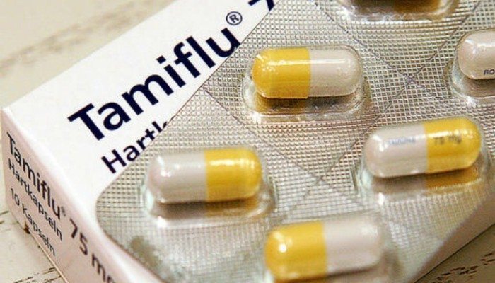 Tamiflu Tabletten, fotografiert am Mittwoch, 15. Maerz 2006 in Frankfurt am Main. (AP Photo/Michael Probst) ---Tamiflu pills in Frankfurt, central Germany, Wednesday, March 15, 2006. (AP Photo/Michael Probst)